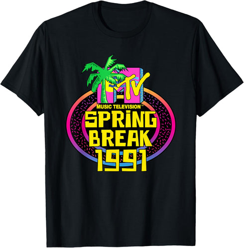 MTV Spring Break 1991 Classic Logo T-Shirt...
