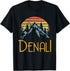Mount Denali Alaska Mountains Camping Hiking Outdoor T-shirt...
