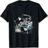 Modern Geometric Office Scene - Stylish Home Workspace T-Shirt...