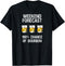Bourbon T-Shirt Gift - Funny Bourbon Forecast T-Shirt...