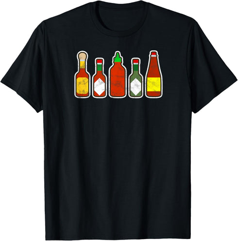 Habanero Hot Sauce Foodie tee Spicy Hot Mexican Food t-shirt T-Shirt...