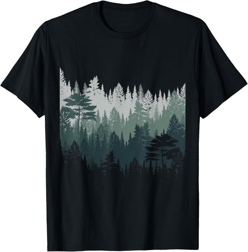 Outdoor Nature Trees Wildlife Night Forest T-Shirt...
