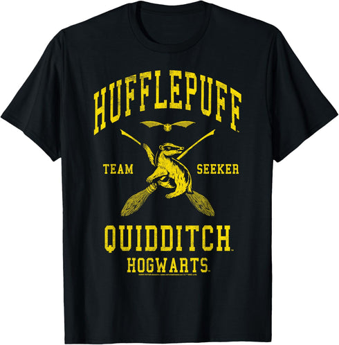 Harry Potter Hufflepuff Quidditch Team Seeker T-Shirt...