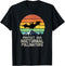 Protect Our Nocturnal Pollinators Bat With Retro Sunset T-Shirt...