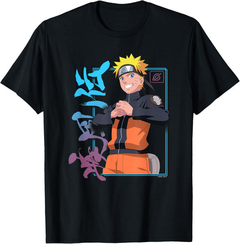 Naruto Shippuden Naruto Kanji Frame T-Shirt...