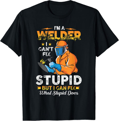 Welder Gift Welding Wedding Supplies for Men Dad T-Shirt...