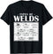 Types Of Welds Welder T-Shirt...