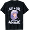 Just A Girl Who Loves Anime Gifts for Teen Girls Anime Merch T-Shirt...