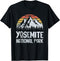 Yosemite National Park CA Camping Hiking Outdoor T-Shirt...