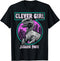 Jurassic Park Distressed Teal Raptor Clever Girl Short Sleeve T-Shirt...