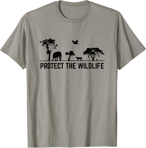 Protect Wildlife Safari Animal Conservancy Nature Earth Day T-Shirt...