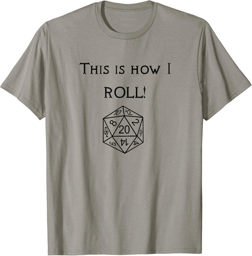 D20 Fantasy Role-Playing Game T-Shirt - Geek Gift...