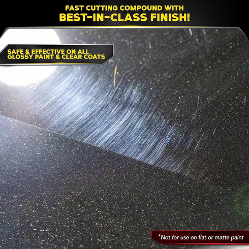 Meguiar's Mirror Glaze M10508 Ultra-Cut Compound - Professional Grade Formula with Fast Cutting Action that Removes Scratches, Heavy Swirls and Mo...