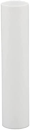 Creative Hobbies® 1751 - Set of 12, 4 Inch Tall White Plastic Candle Covers Sleeves Chandelier Socket Covers ~Candelabra Base