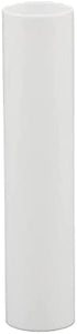 Creative Hobbies® 1751 - Set of 12, 4 Inch Tall White Plastic Candle Covers Sleeves Chandelier Socket Covers ~Candelabra Base