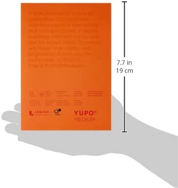 Legion Yupo Polypropylene Pad, 5 X 7 inches, Medium 74lb, 10 Sheets (L21-YUP197WH57)