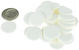 54 Round Refill Pads for Aromatherapy Essential Oil Diffusers and Lockets - 16mm Diameter and 2mm Thick - The Size of a US dime, Biodegradable Cellulose Paper, Made in The USA