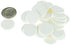 54 Round Refill Pads for Aromatherapy Essential Oil Diffusers and Lockets - 16mm Diameter and 2mm Thick - The Size of a US dime, Biodegradable Cellulose Paper, Made in The USA