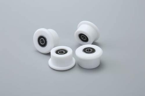 Replacement Set of 4 Machined Wheels/Rollers for Total Gym 1000, 1100, 1400, 1500, 1600, 1700, 1800, 1900, Achiever, Force, Gold, Max, Platinum, Platinum Plus, Pro, Supra, Supreme, Ultima, Ultra, XLI