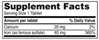 Ferrous Sulfate 325mg Iron Supplement (2-PACK) | Iron Pills | | 100 Iron Tablets per Bottle, 2-Pack