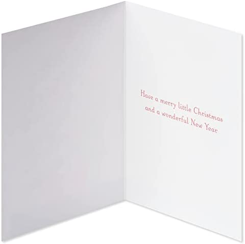 Papyrus Christmas Cards Boxed with Envelopes, Merry Little Christmas, Christmas Tree (20-Count)
