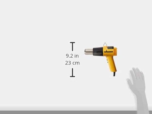 Wagner Spraytech 0503008 HT1000 Heat Gun, 2 Temp Settings 750ᵒF & 1000ᵒF, Great for Soften paint, Caulking, Adhesive, Putty Removal, Shrink Wrap, Bend Plastic Pipes, Loosen Rusted Nuts or Bolts