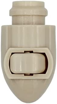 Creative Hobbies Plug in Night Light Module Includes 4 Watt Bulb, Ivory Plastic, Great for Making Your Own DIY Decorative Night Lights, Pack of 4