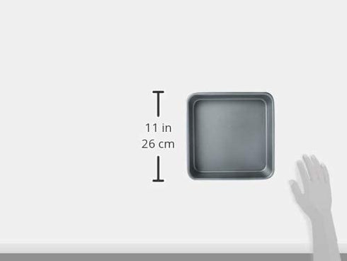 Cuisinart 9-Inch Chef's Classic Nonstick Bakeware Square Cake Pan, Silver