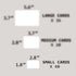 Attractivia 2.8 x 1.8 in Magnetic Small Blank Cards, Dry Erase Whiteboard Magnets, 40-Pack, Multipurpose White Erasable Labels to Write On for Office, Education, Home