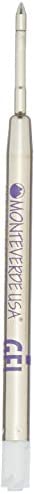 Monteverde Capless Ceramic Gel Purple Refill to Fit Parker Ballpoint Pens, Fine Point, 2/PK (P422PL)