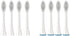 Pursonic Standard Replacement Brush Heads for Dazzlepro Elements Toothbrush & AquaSonic Black , AquaSonic Vibe, AquaSonic Duo pro , AquaSonic Black Series pro (8 Pack))