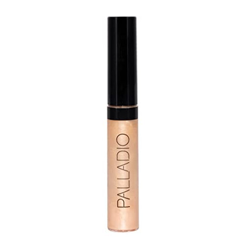 Palladio Lip Gloss, Non-Sticky Lip Gloss, Contains Vitamin E and Aloe, Offers Intense Color and Moisturization, Minimizes Lip Wrinkles, Softens Lips with Beautiful Shiny Finish, Champagne