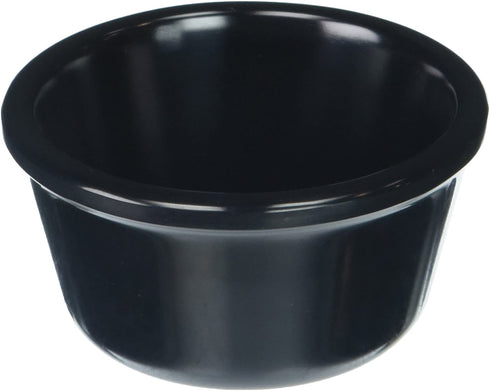 Winco Plain Ramekins, 4-Ounce, Black