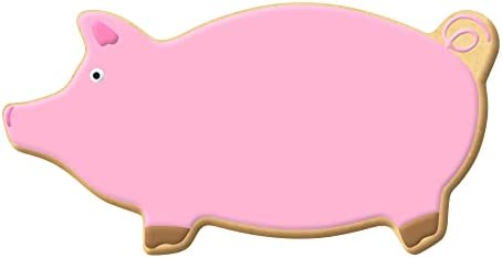 Foose Marranitos Pig Cookie Cutter 5 Inch –Tin Plated Steel Cookie Cutters – Marranitos Pig Cookie Mold