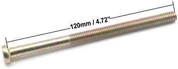 Furniture Bolts and Barrel Nuts, binifiMux M8 x 120mm Hex Drive Socket Cap Furniture Barrel Screws Bolt Nuts for Beds Chairs HeadBoards 6Pcs