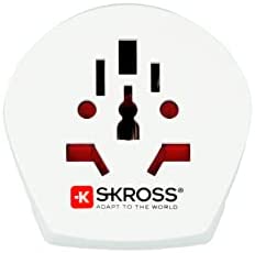 Skross World to USA Country Travel Adaptor, White