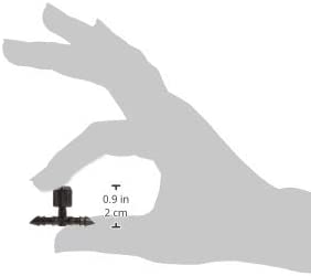 Orbit 67404 5-Pack 1/4-Inch Barb Shut-Off Valve , Black