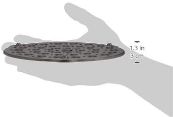 Lodge L8DOT3 Cast Iron Meat Rack/Trivet, Pre-Seasoned, 8-inch
