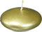 Zest Candle 12-Piece Floating Candles, 3-Inch, Metallic Gold