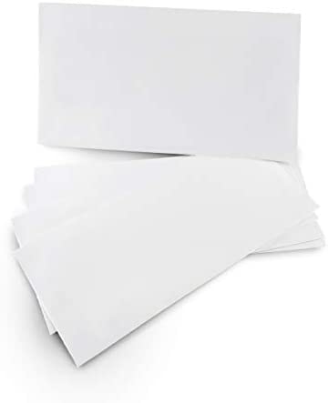 #6 3/4 Security Tinted Self-Seal Envelopes - No Window, Size 3-5/8 X 6-1/2 Inches - White - 24 LB - 100 Count (34600)