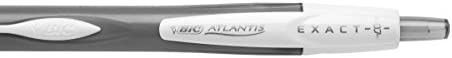 BIC Glide Exact Retractable Ball Point Pen, Fine Point (0.7 mm), Black, Precise Lines For Clean Writing, 3-Count