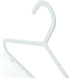 HANGERWORLD 18 Pack 11.8inch White Plastic Kids Hanger - Sized for Baby, Toddler and Children