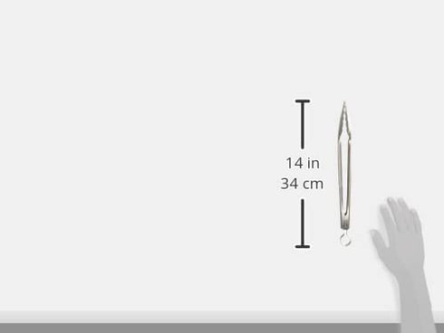 Cuisipro 12-Inch Stainless Steel Locking Tongs