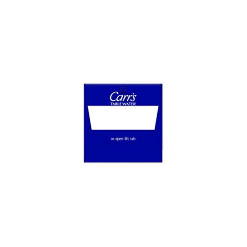 Carr's Table Water Crackers, Baked Snack Crackers, Party Snacks, Toasted Sesame, 4.5oz Box (1 Box)