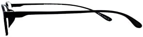 Select-A-Vision Flex 2 Lightweight Flexible Oval Frame Readers, Black, 1.50