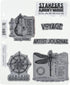 Stampers Anonymous Rubber Stamp Set, 7 by 8.5-Inch, Classics No.1