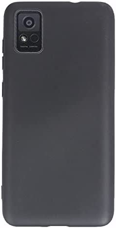 Ranyi for ZTE Avid 589 Case, ZTE Avid 589 Phone Case, Black Slim Flexible Silicone TPU Case with Reinforced Corners Shock Absorbing Resilient Rubber Protective Case Cover for ZTE Avid 589