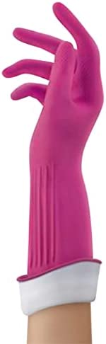 Playtex Living Reuseable Rubber Cleaning Gloves (Small, 1 Pair), Premium Protection Reusable Household Gloves