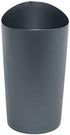 Rubbermaid Spa Works Vanity Wastebasket, Home/Bathroom/Office Use, Small 2.25 Gallon, Plastic, Gunmetal Blue