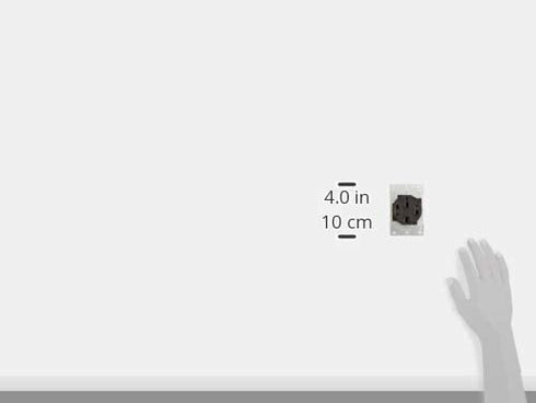 Leviton 279-S00 50 Amp, 125/250V, Nema 14-50R, 3P, 4W, Flush Mounting Receptacle, Straight Blade, Industrial Grade, Grounding, Side Wired, Steel Strap, Black